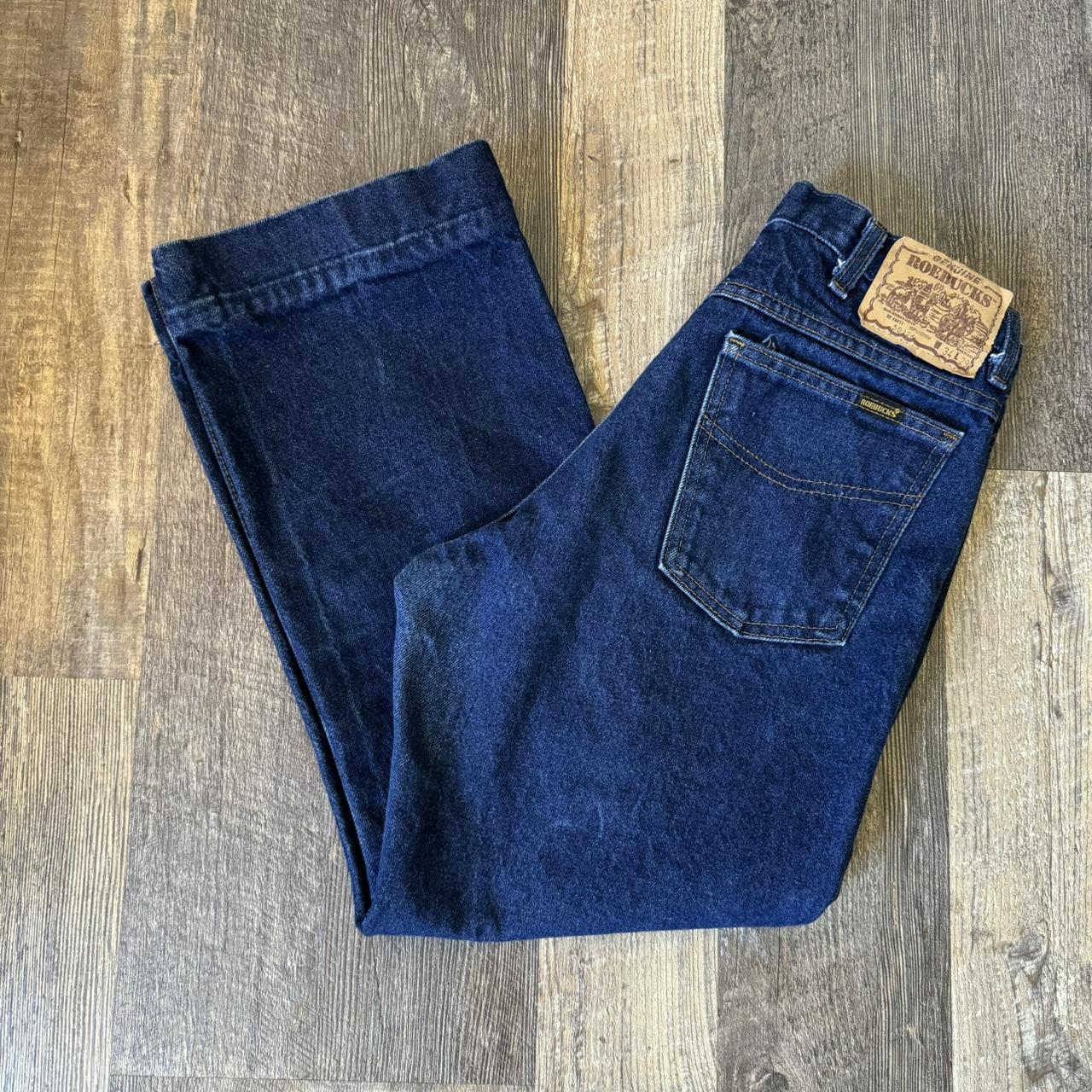 Vintage Roebucks Jeans Made in USA Tagged 34x29 but... - Depop