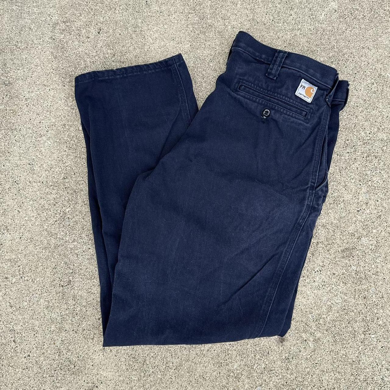 Carhartt FR Pants Great pair of pants! Nice navy... - Depop