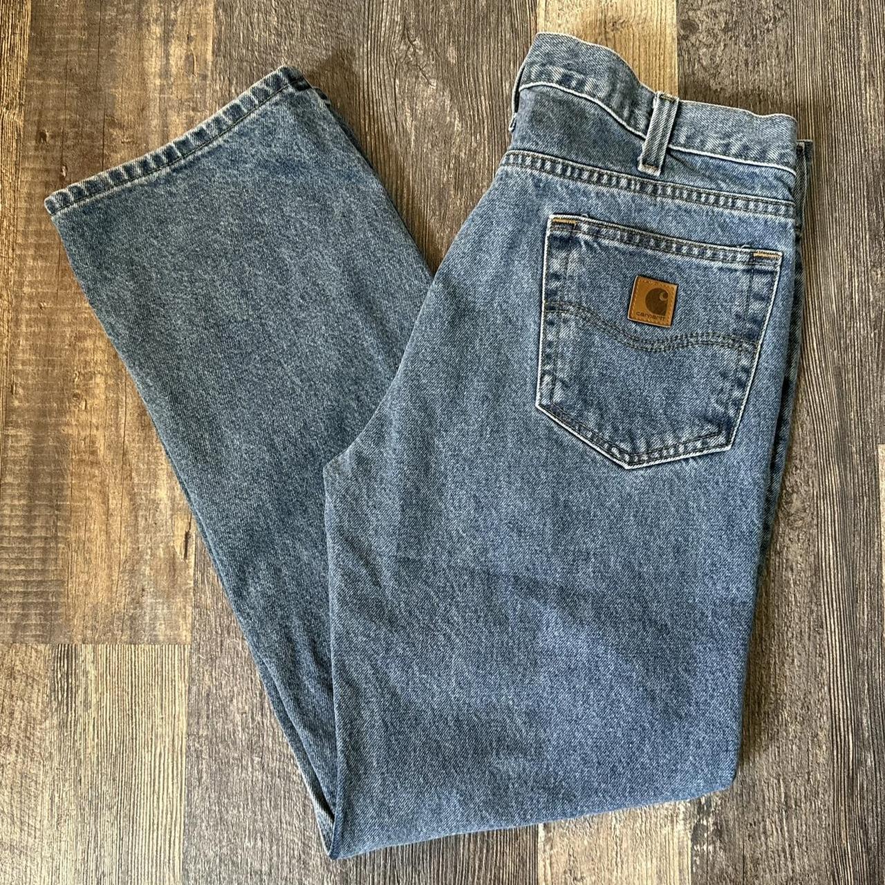 Vintage Carhartt Jeans Super nice pair of... - Depop