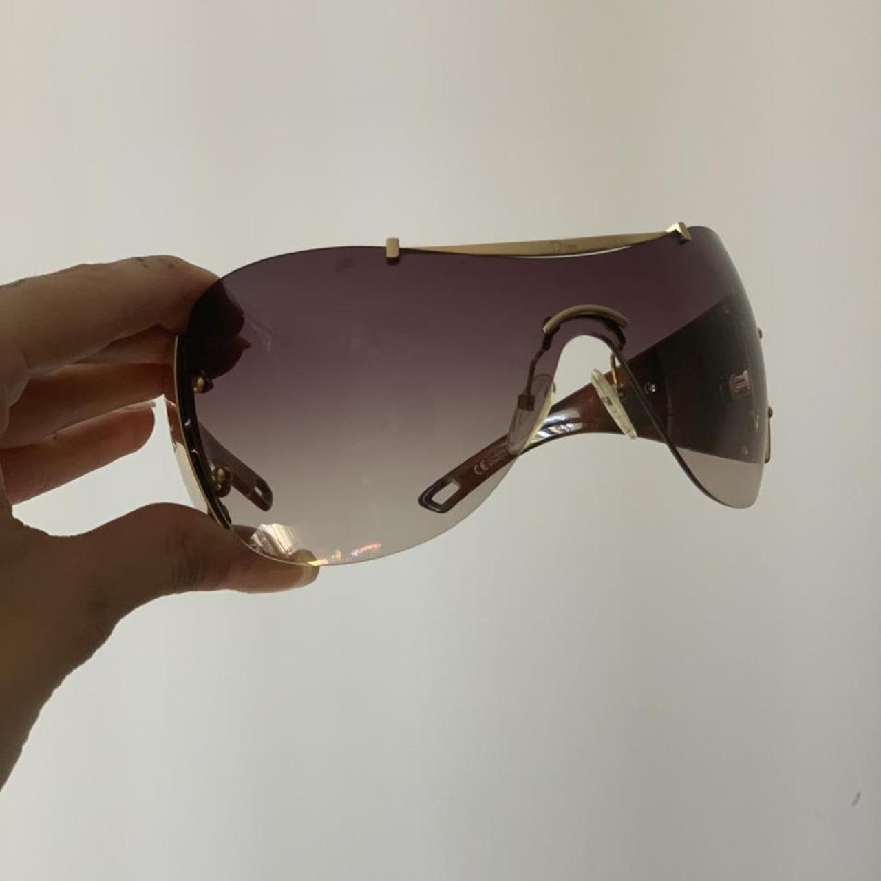 Vintage Christian Dior Mask Sunglasses Diorito 1 Depop 4798