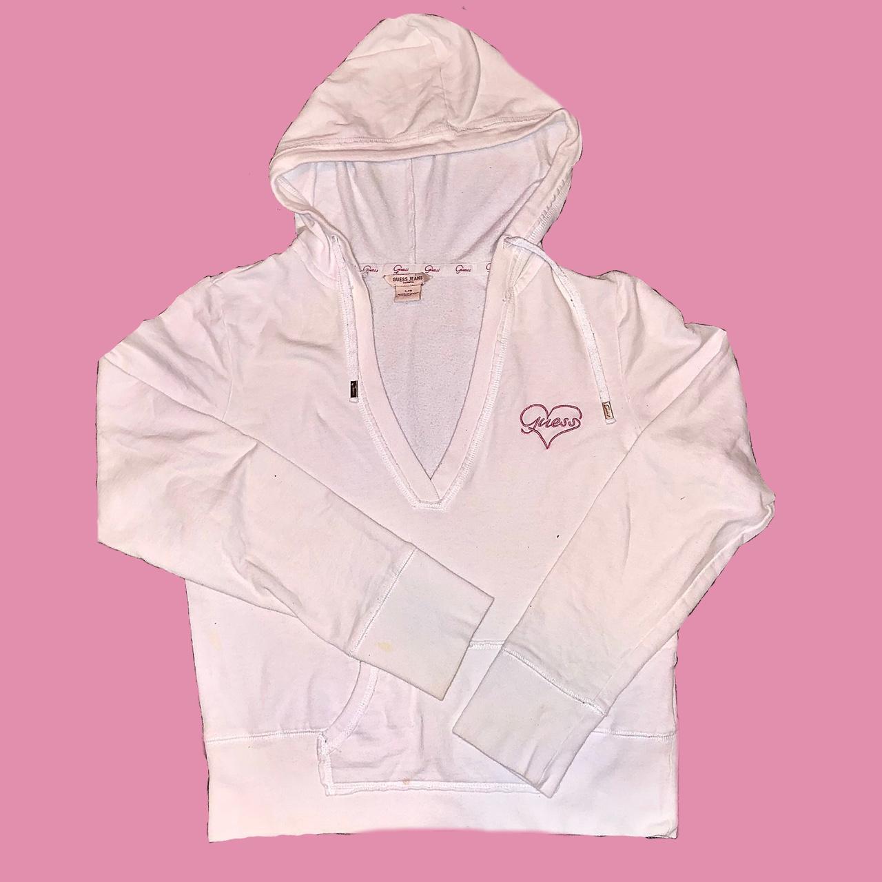 Guess hoodie online pink