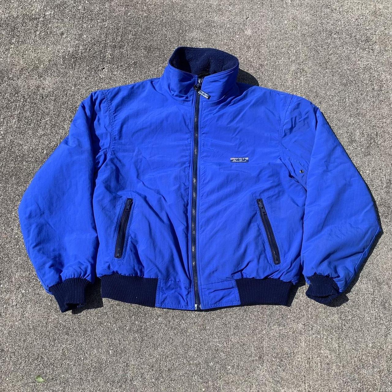 Vintage 80s/90s Eddie Bauer Heavy Lined Windbreaker... - Depop