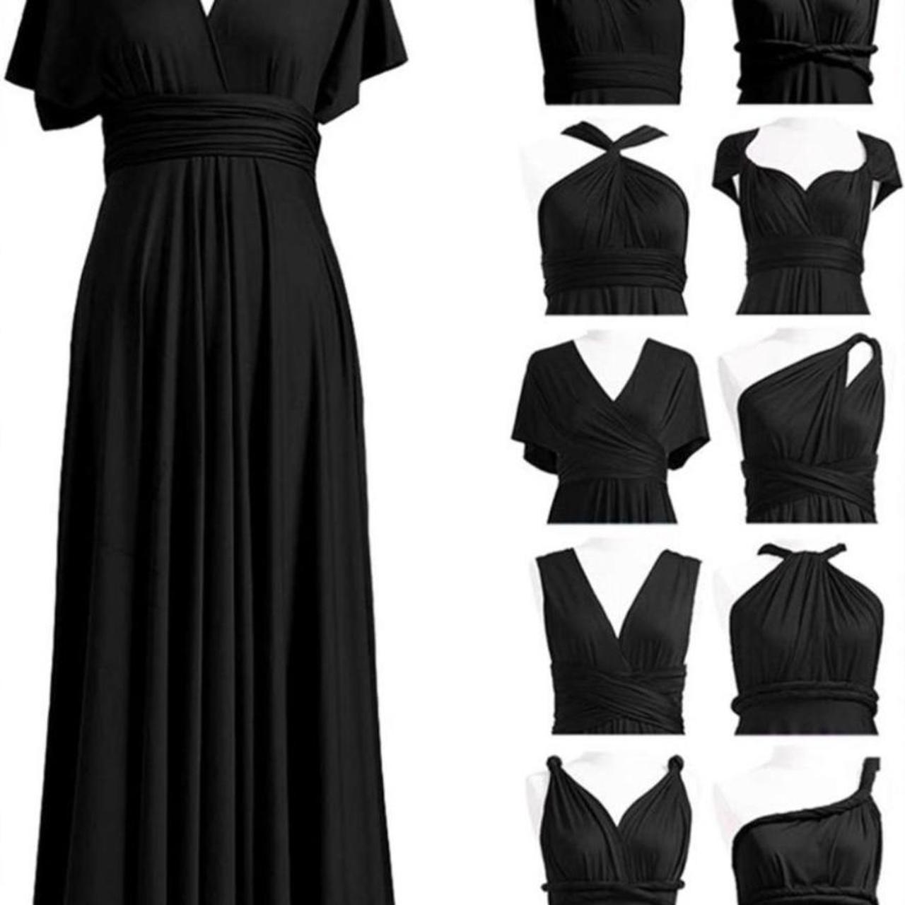 Infinity gown hot sale black