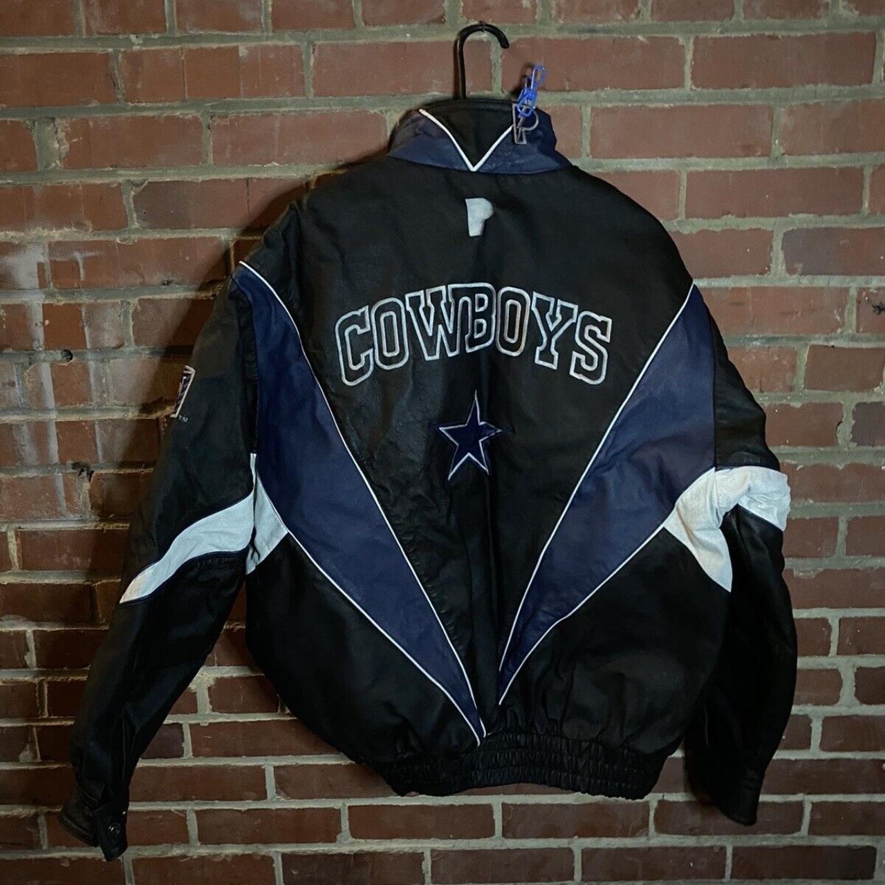 Mens large Dallas Cowboys leather jacket