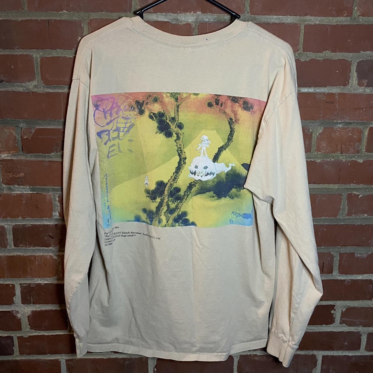 Kanye West Kid Cudi Kids See Ghosts Long Sleeve... - Depop