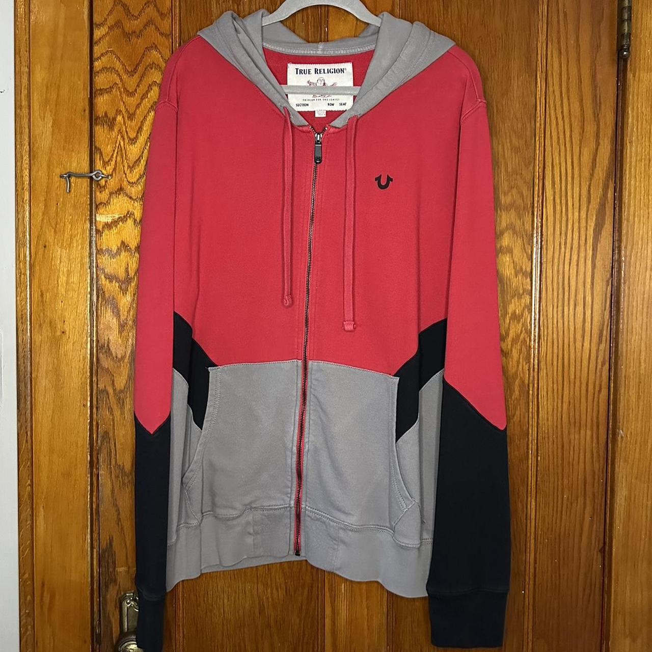 True religion red clearance sweater