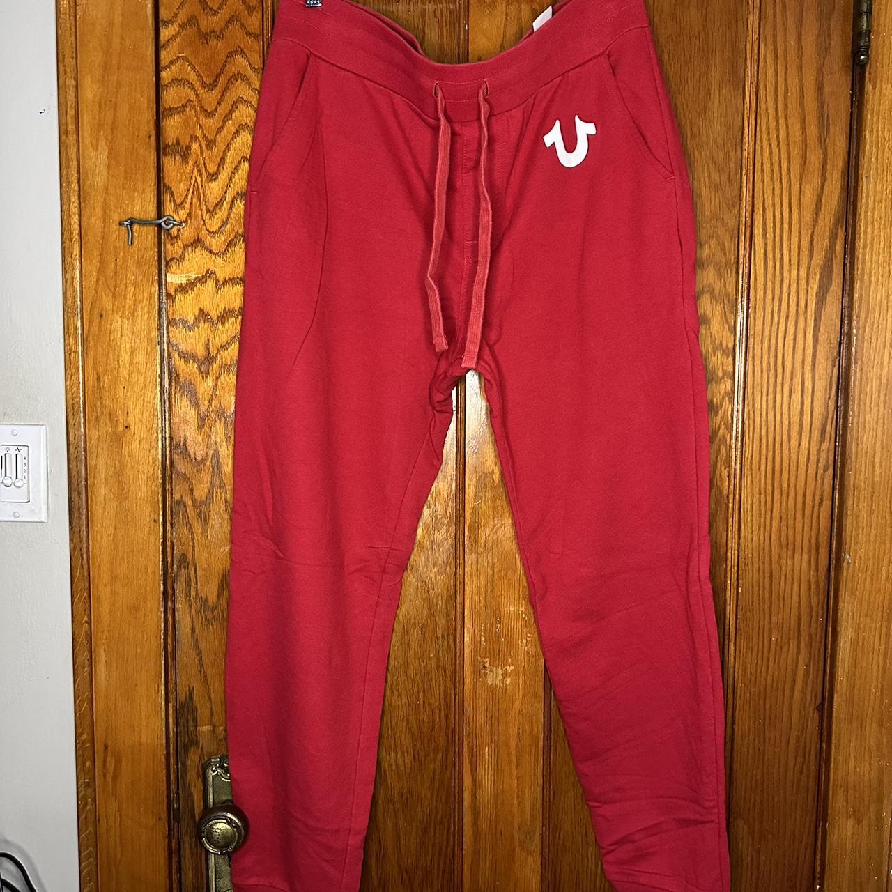 True Religion , Men’s sweatpants, XL, Red *Matching