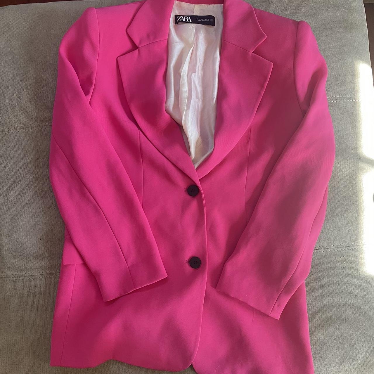 Zara neon outlet pink jacket