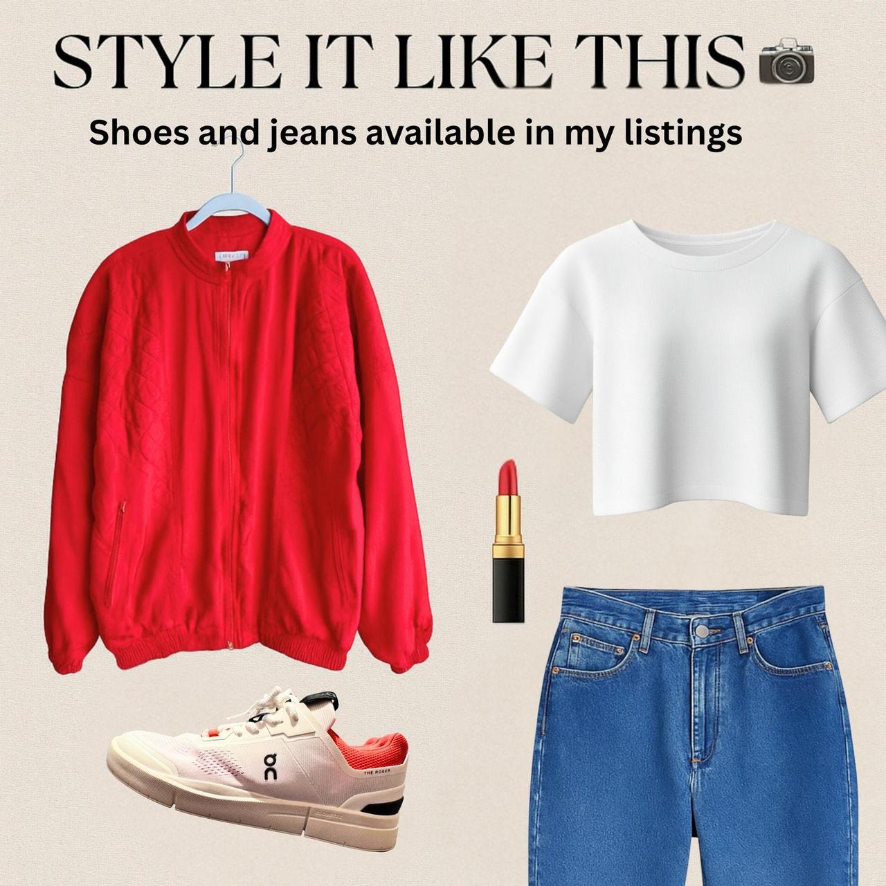 Source Unknown Women's Jacket - Red - L – Step ou… - image 1