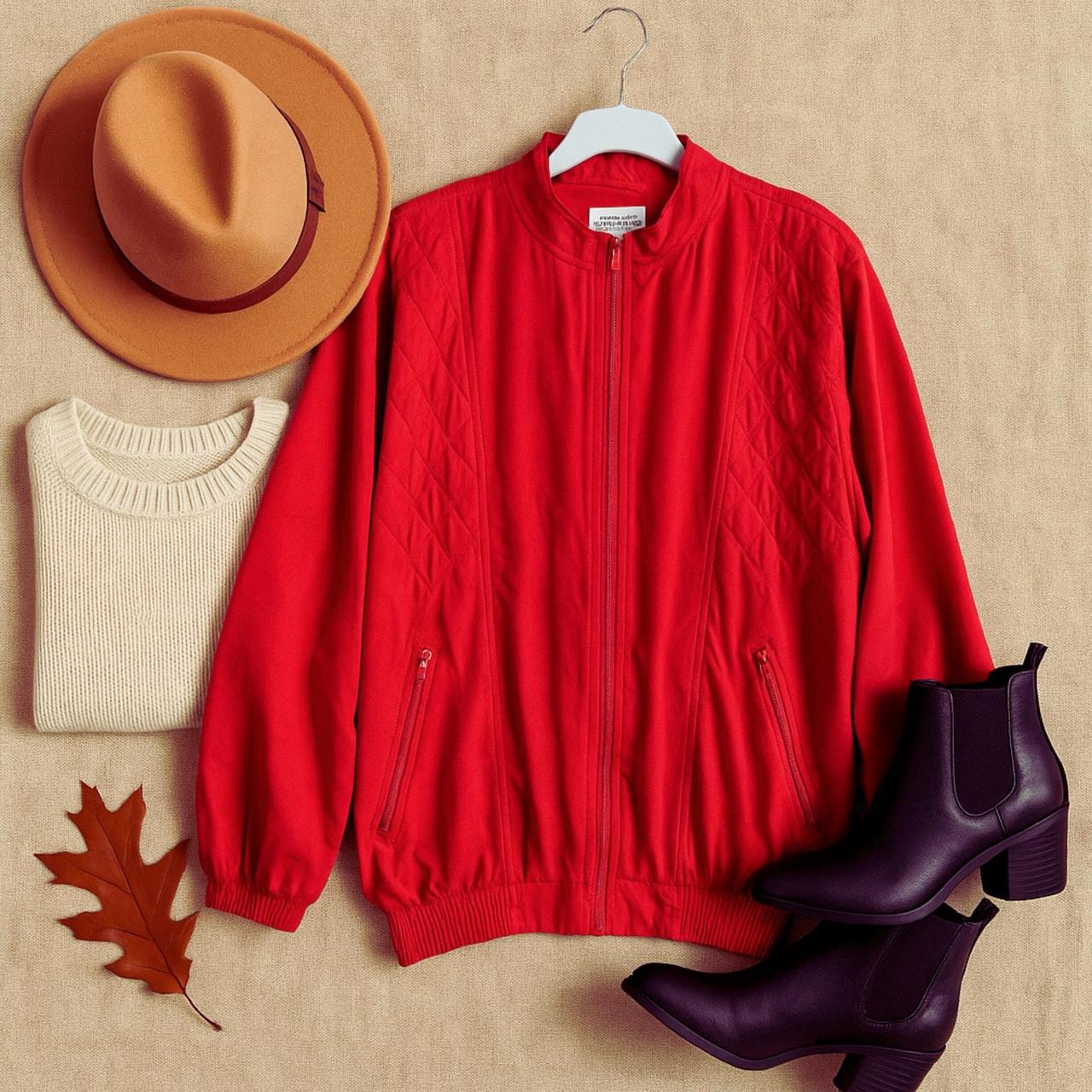 Source Unknown Women's Jacket - Red - L – Step ou… - image 3