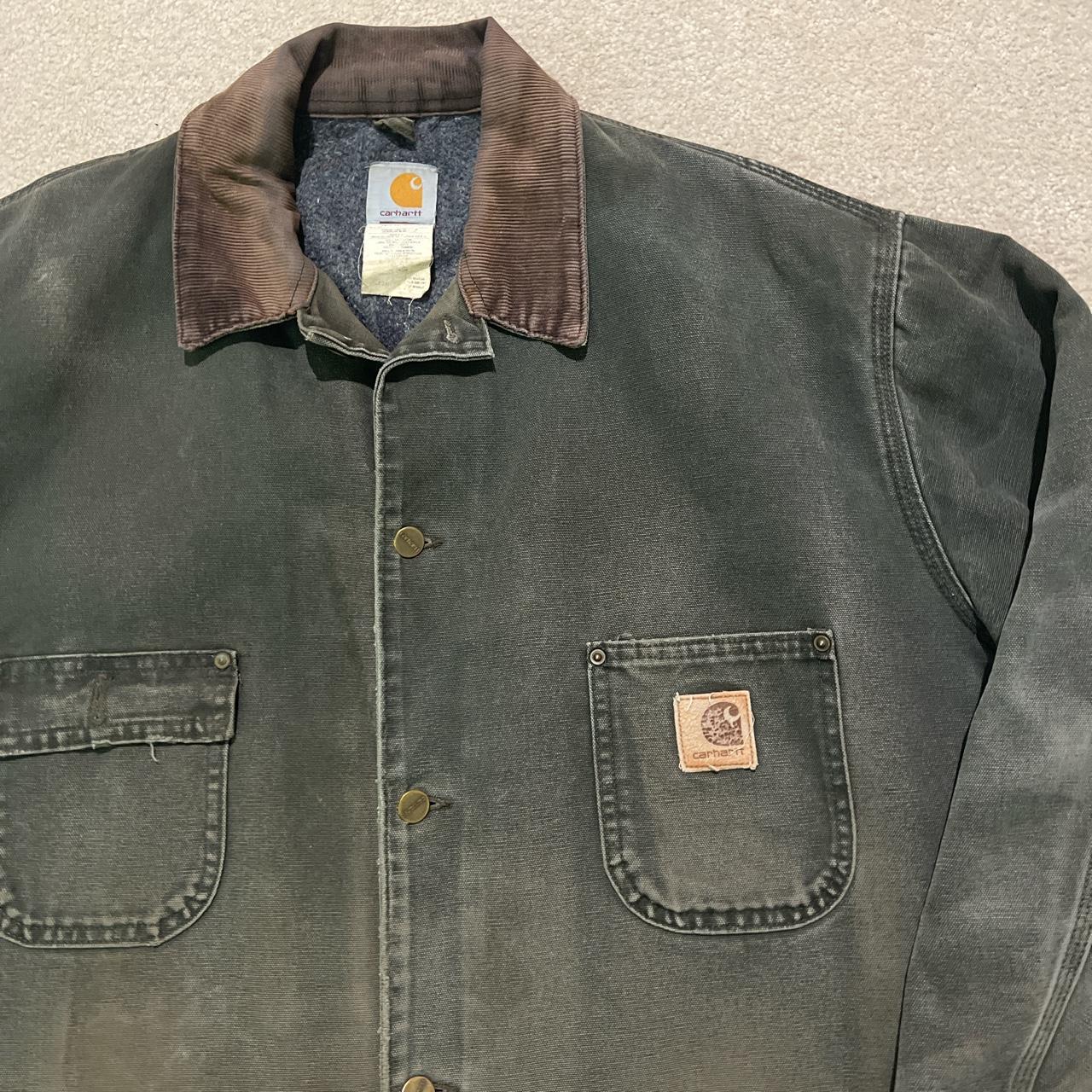 Vintage Blanket lined Carhartt Jacket (has a really... Depop