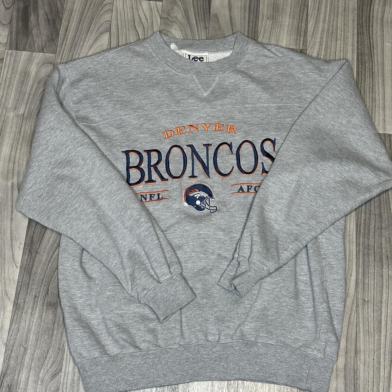 Vintage Lee Denver Broncos Sweatshirt size: - Depop