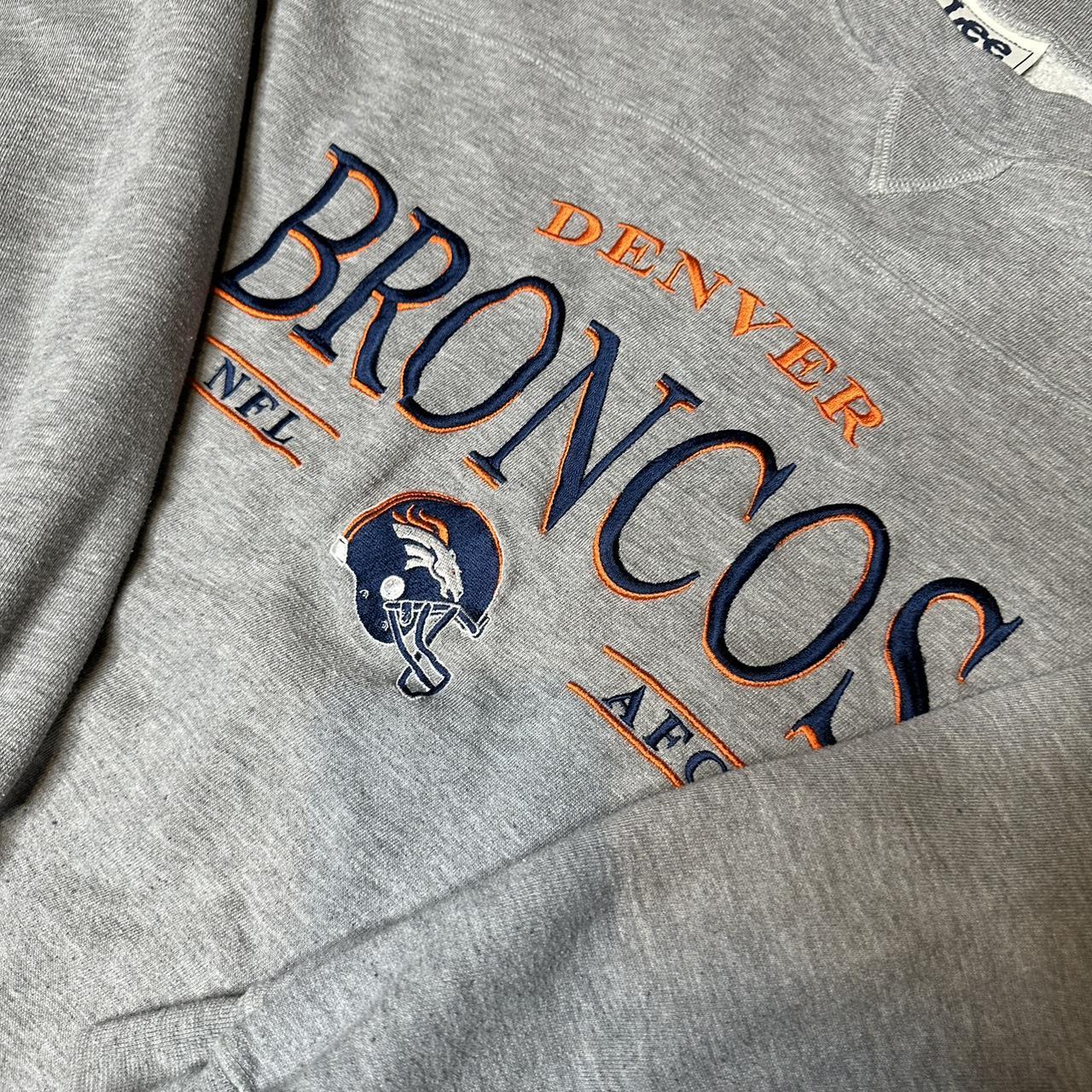 Vintage Lee Denver Broncos Sweatshirt size: - Depop