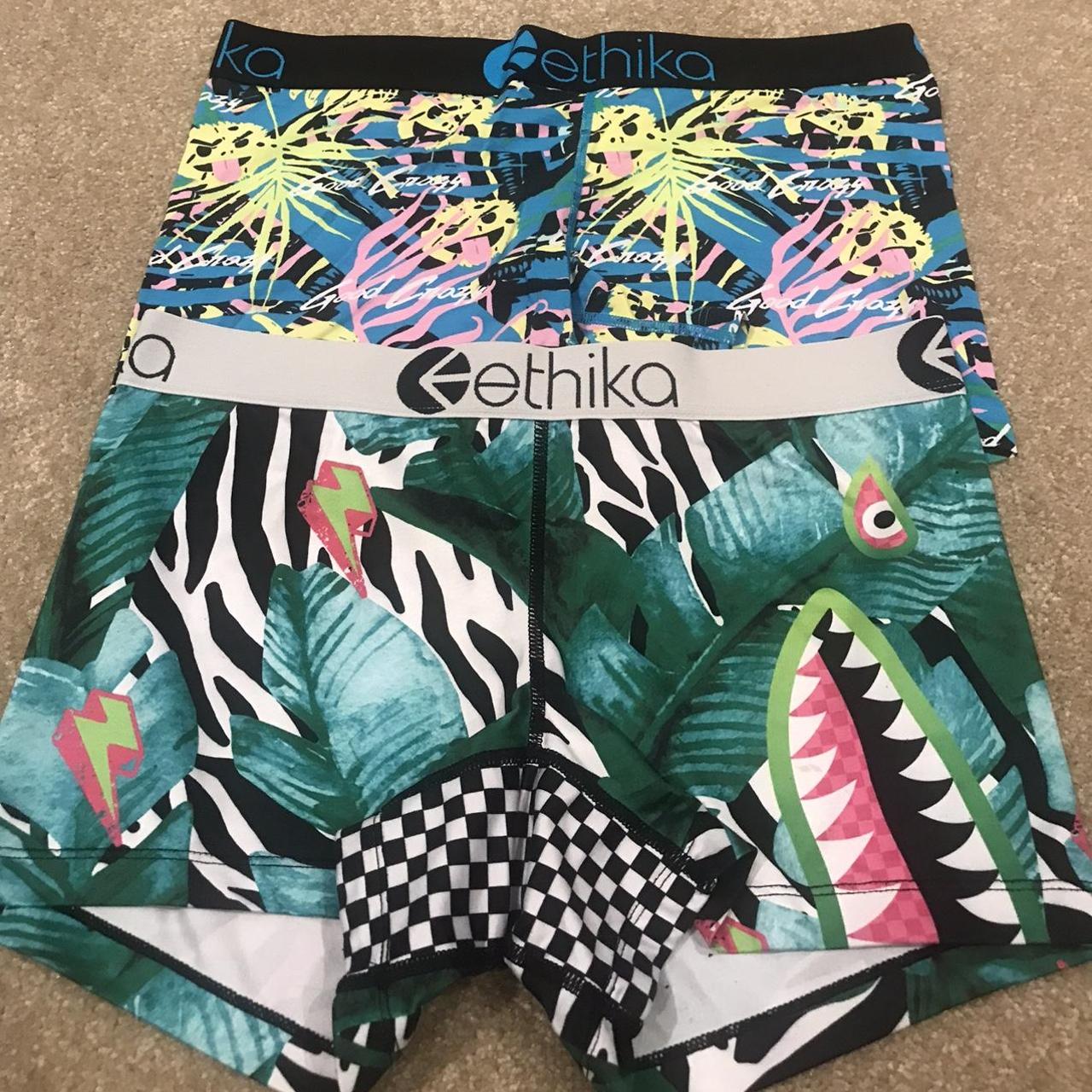 DEPOP PAYMENTS ONLY! two pack ethika brand boxers!... Depop