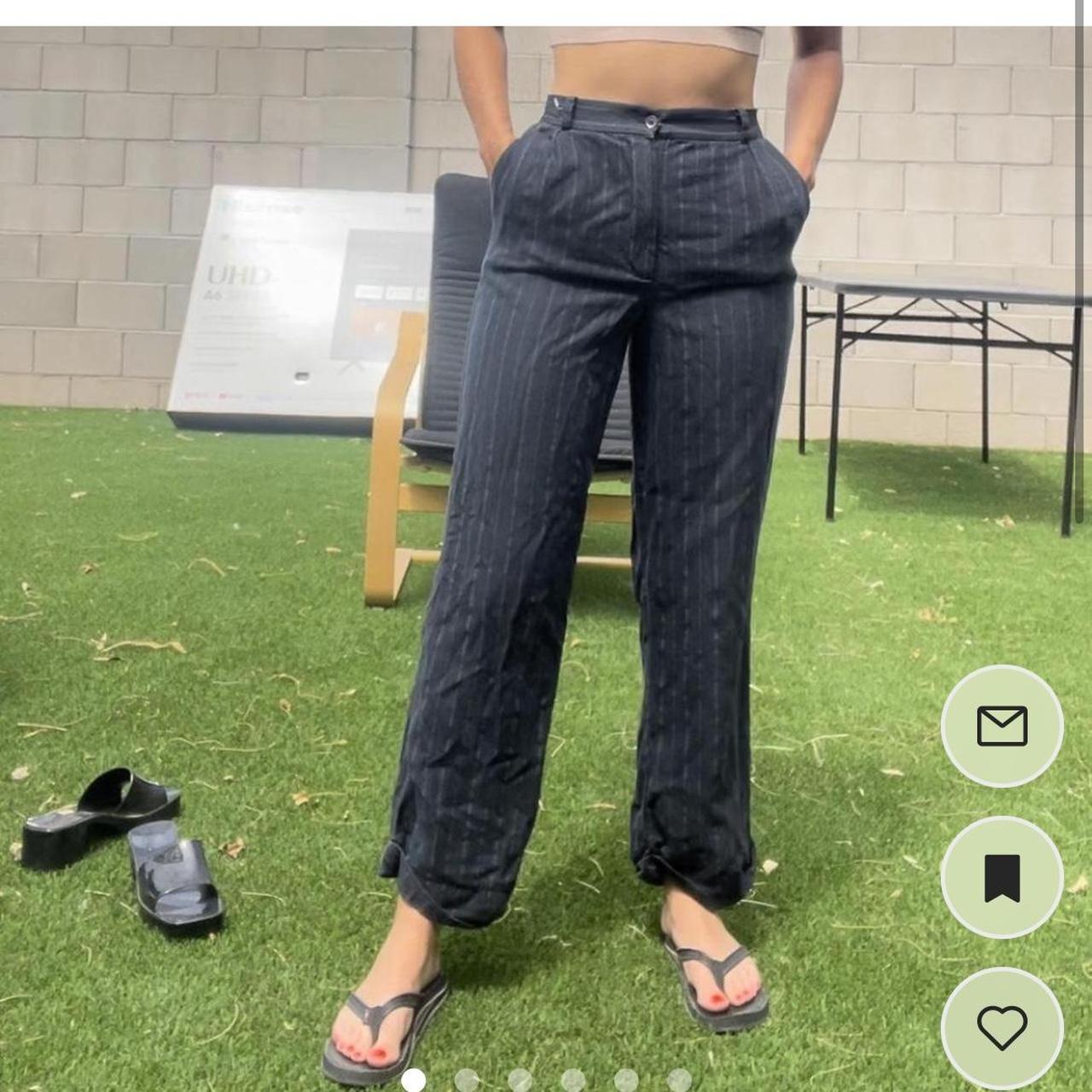 repop! just didnt fit,, vintage slacks! saks fifth - Depop