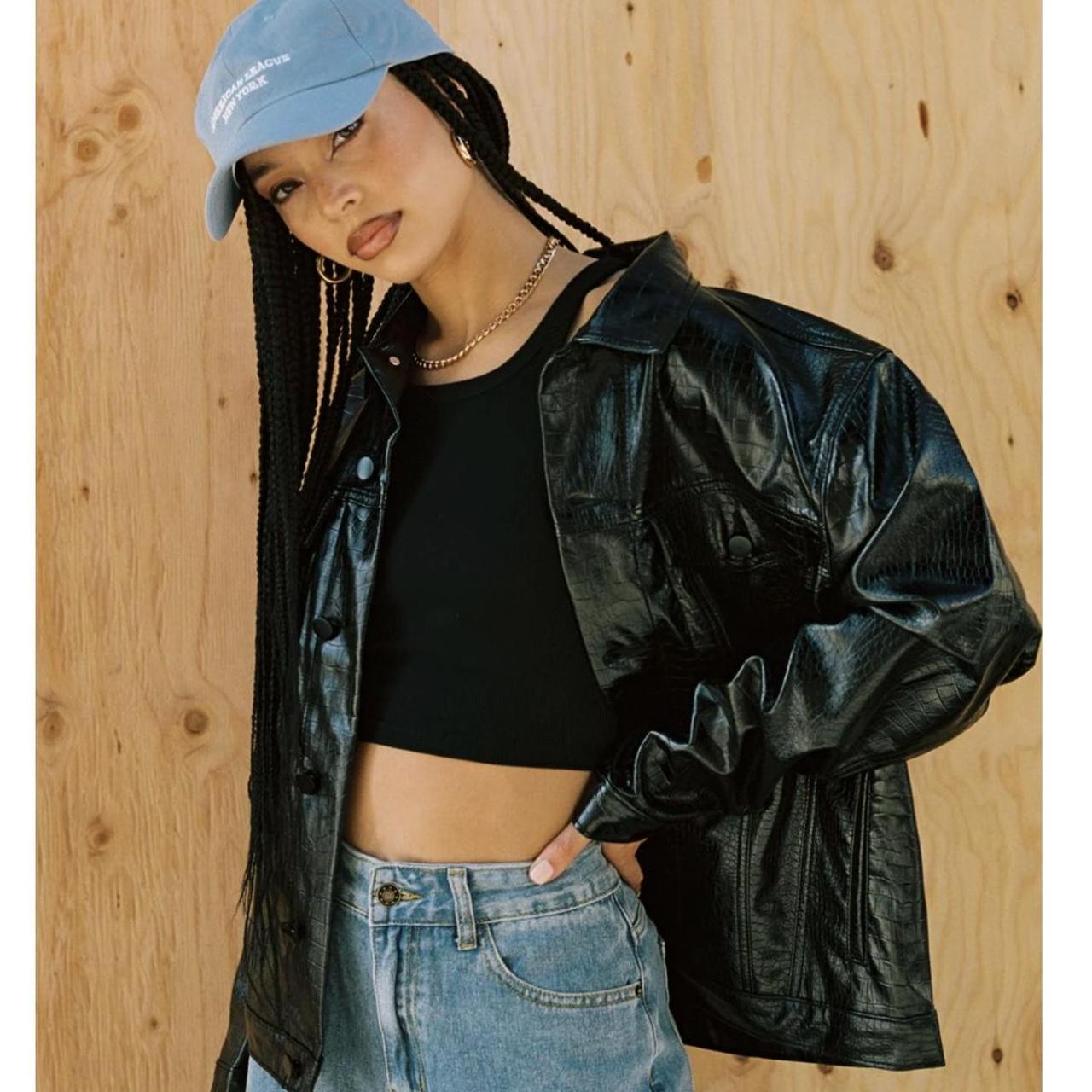 Princess Polly Leather Jacket Never worn (couldn’t... Depop