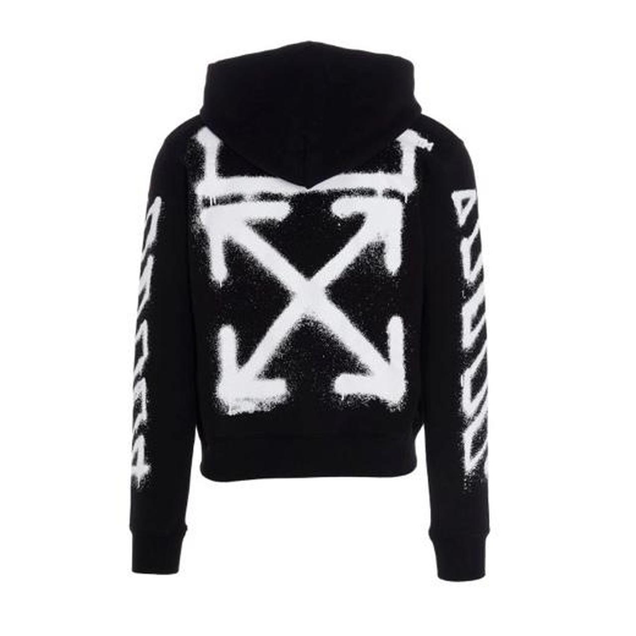 Off White spray hoodie