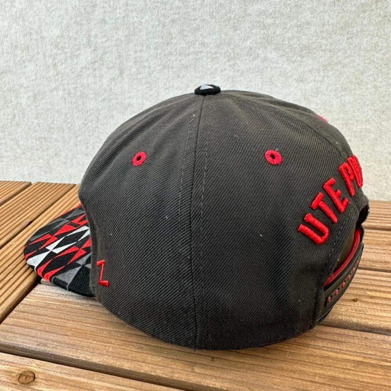 Zephyr Men's Caps - Grey/Red – Zephyr Utah Utes S… - image 3