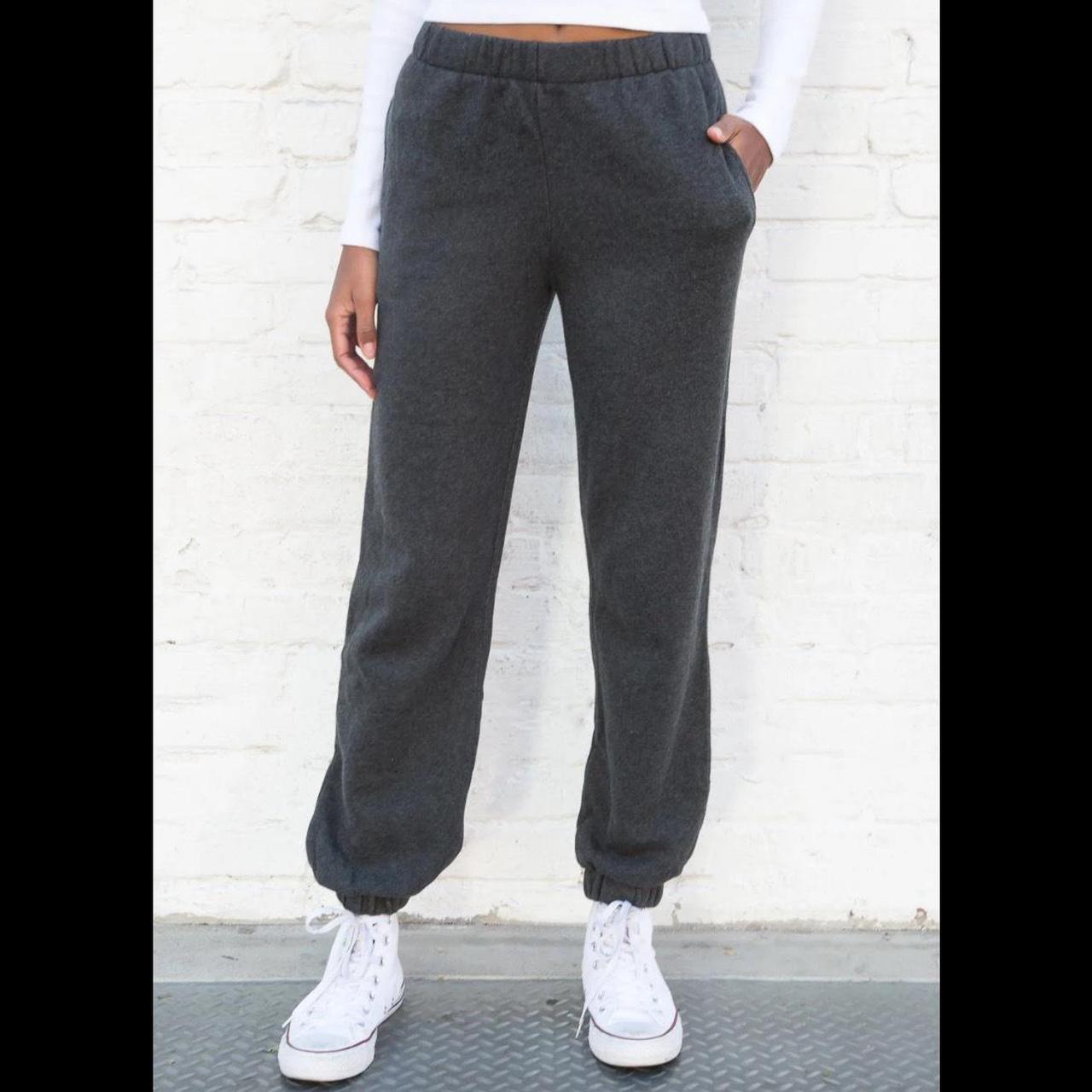 brandy melville dark grey rosa sweatpants , original... Depop