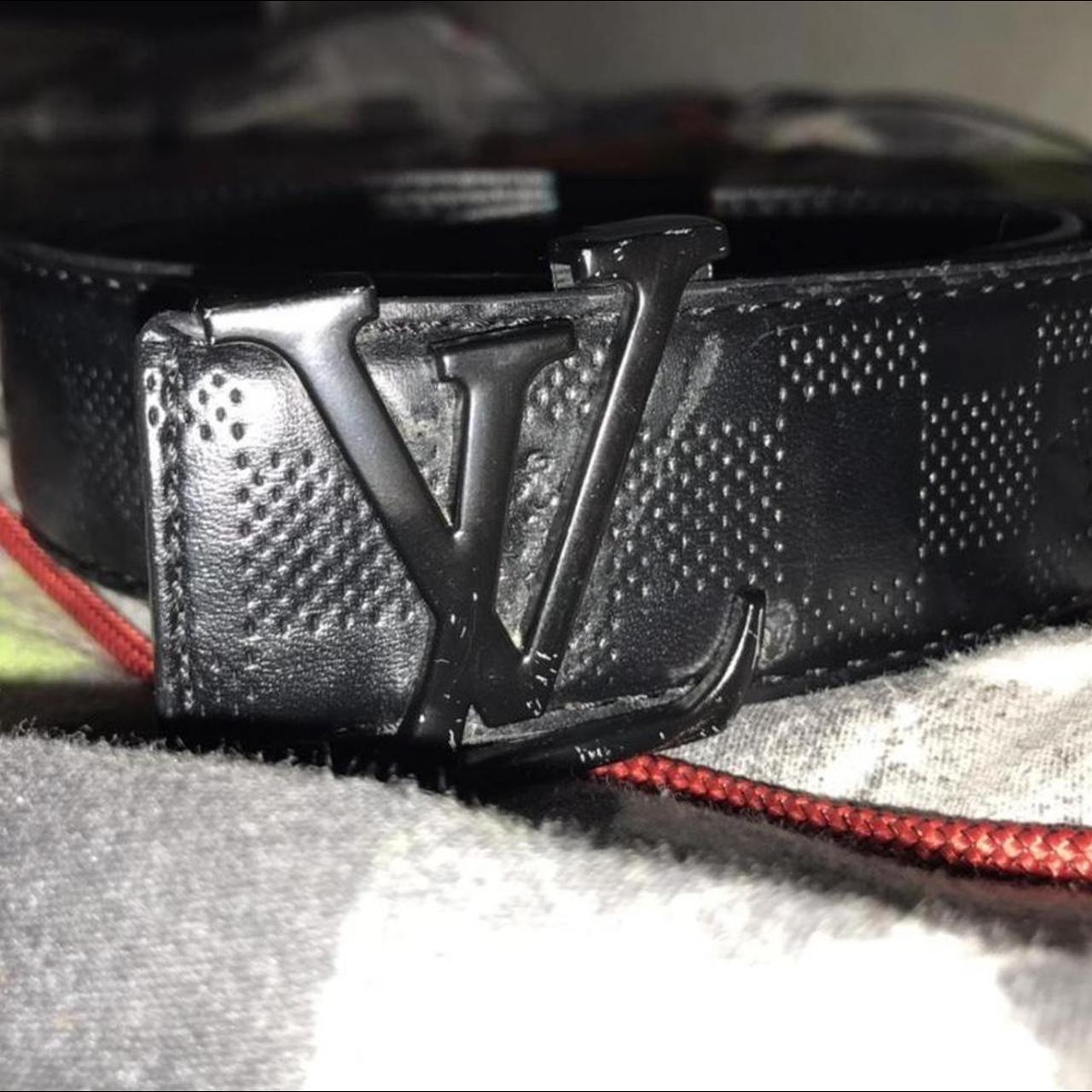 mens black louis vuitton belt
