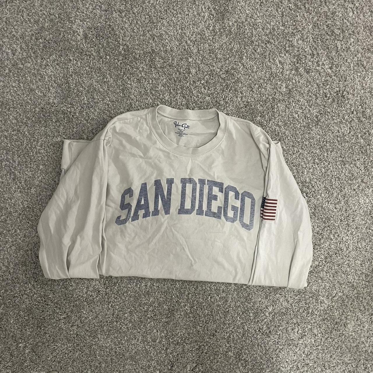 brandy melville long sleeve san diego shirt one size 🤍 - Depop