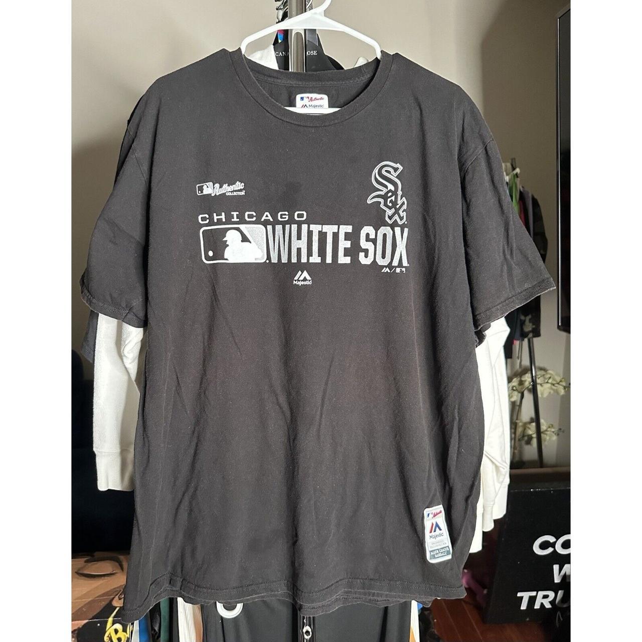 Majestic Athletic Chicago White Sox Authentic Collection T-Shirt, Men's L,  Black