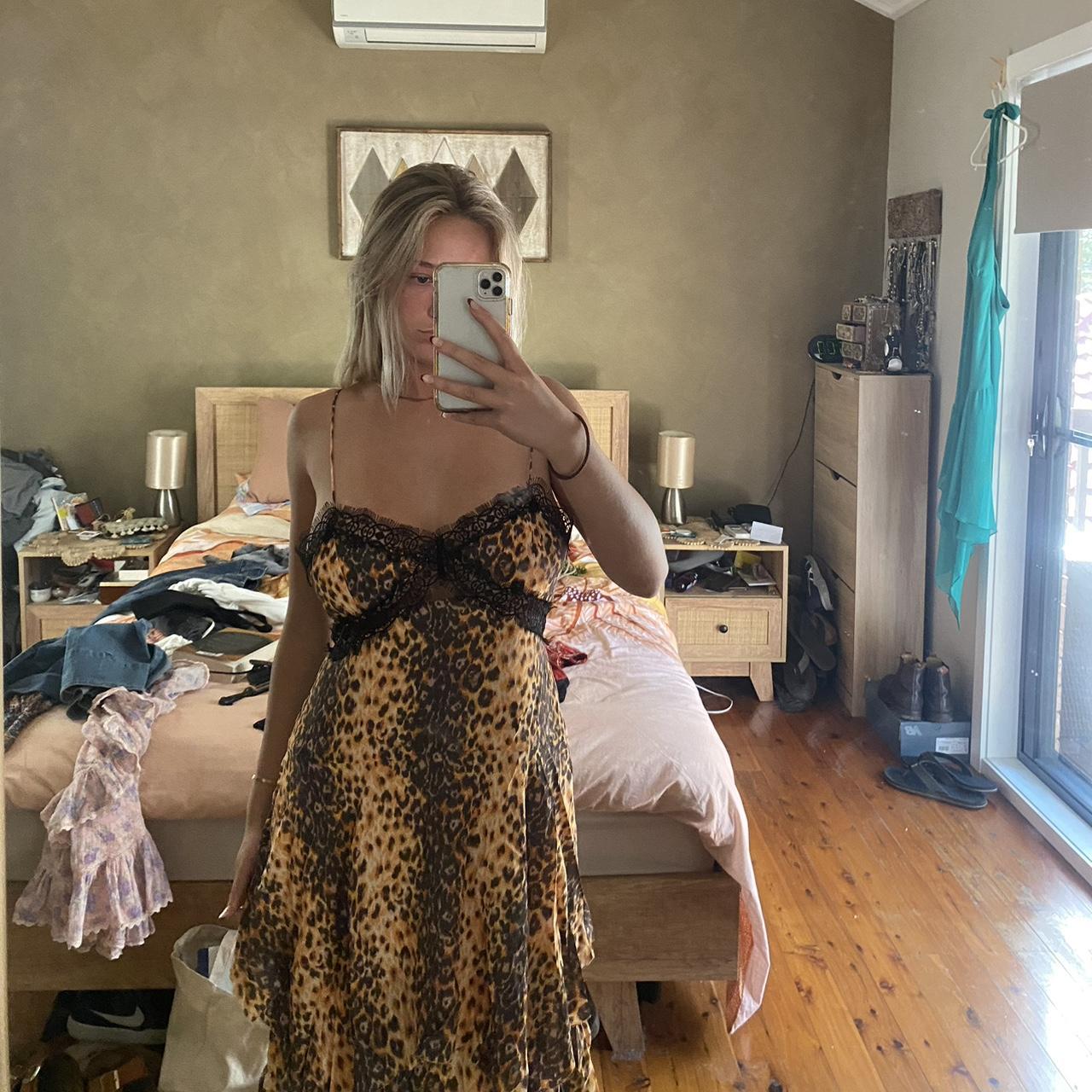 Manning cartell leopard store dress