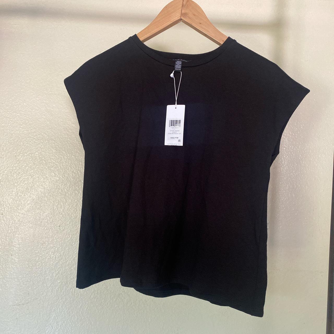 Eileen Fisher Women's Black Blouse | Depop