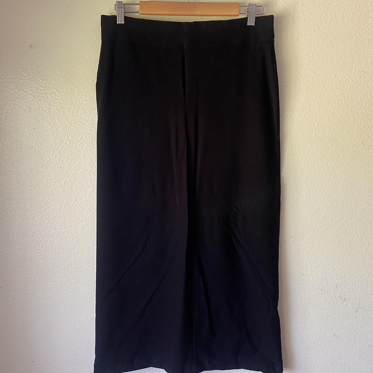 Eileen fisher straight black maxi skirt. Has some... - Depop