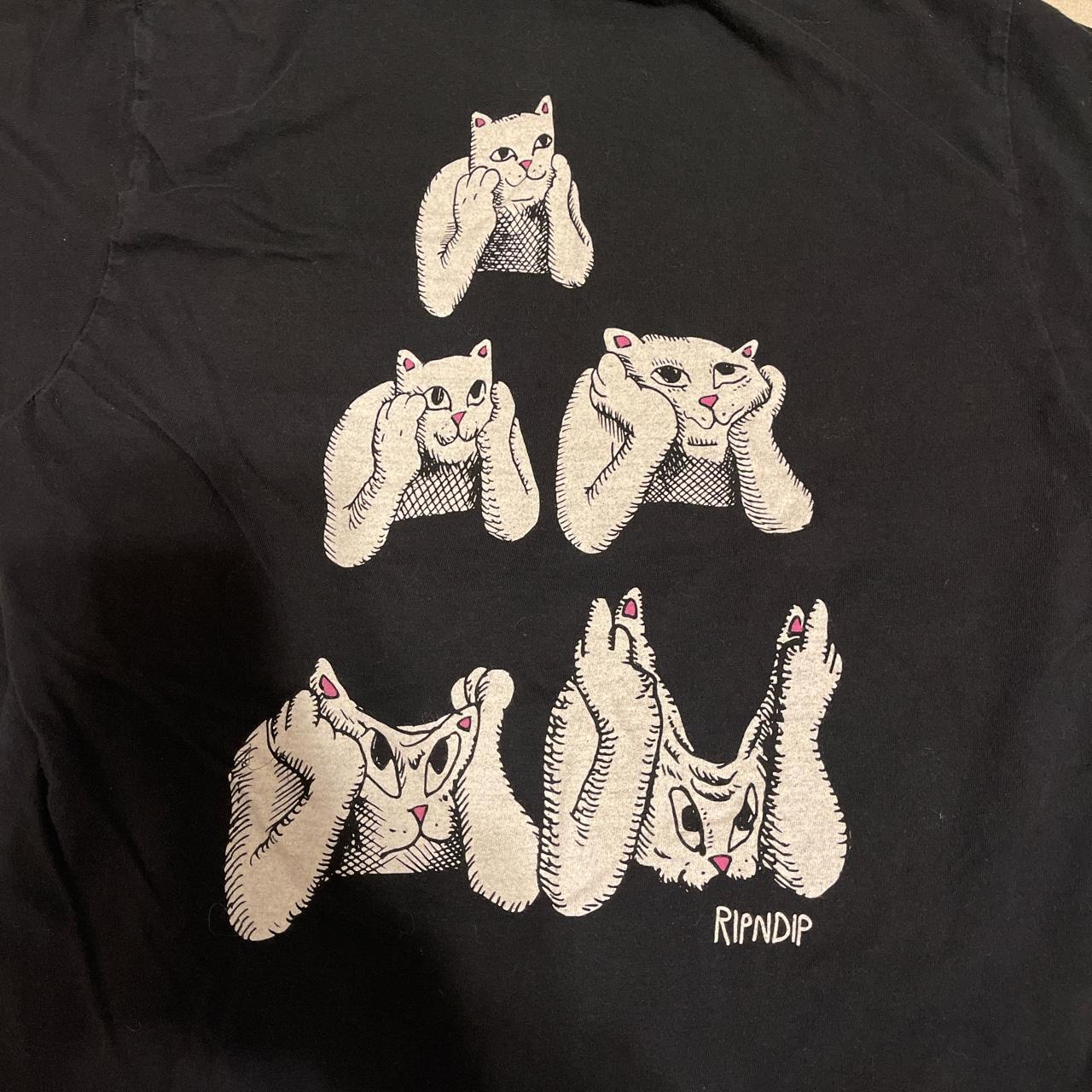 Ripndip Cat Shirt
 RIPNDIP cat t shirt Size men’s S Depop