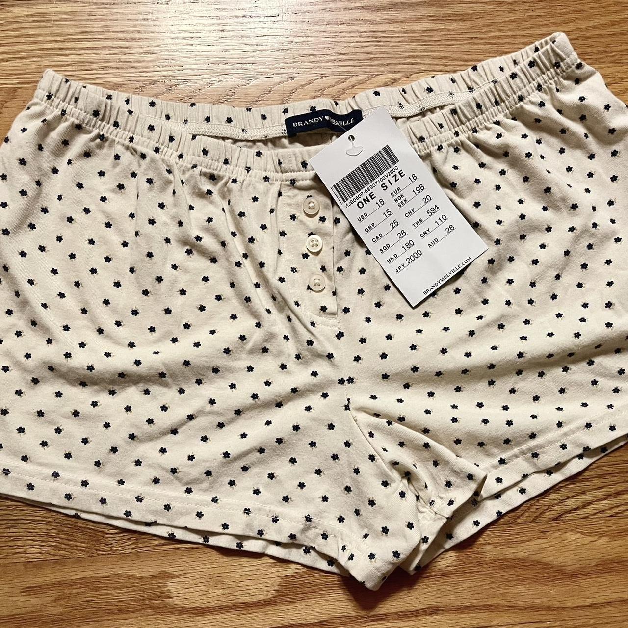 Brandy Melville Pj Shorts New With Tags One Size Depop