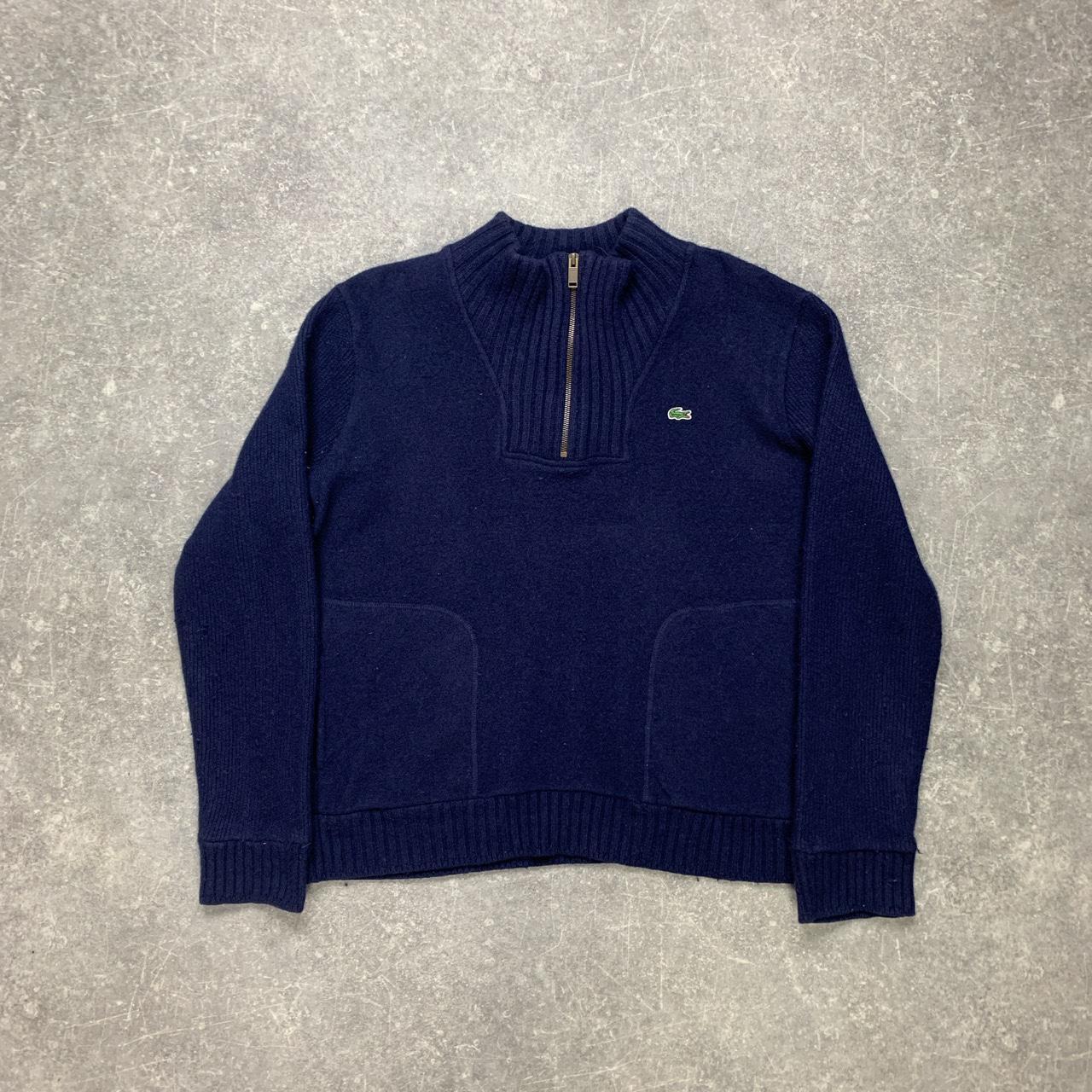 New Age Lacoste Wool 1/4 Zip Knitwear New Age... - Depop