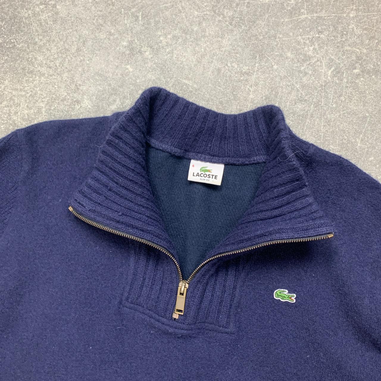 New Age Lacoste Wool 1/4 Zip Knitwear New Age... - Depop