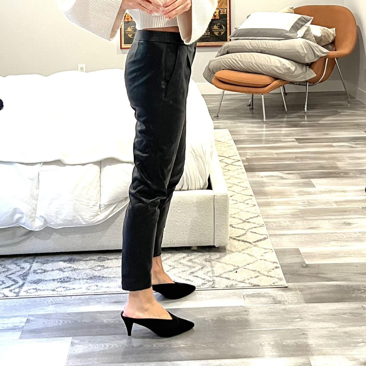 Faux leather pants black. I Get compliments every... - Depop