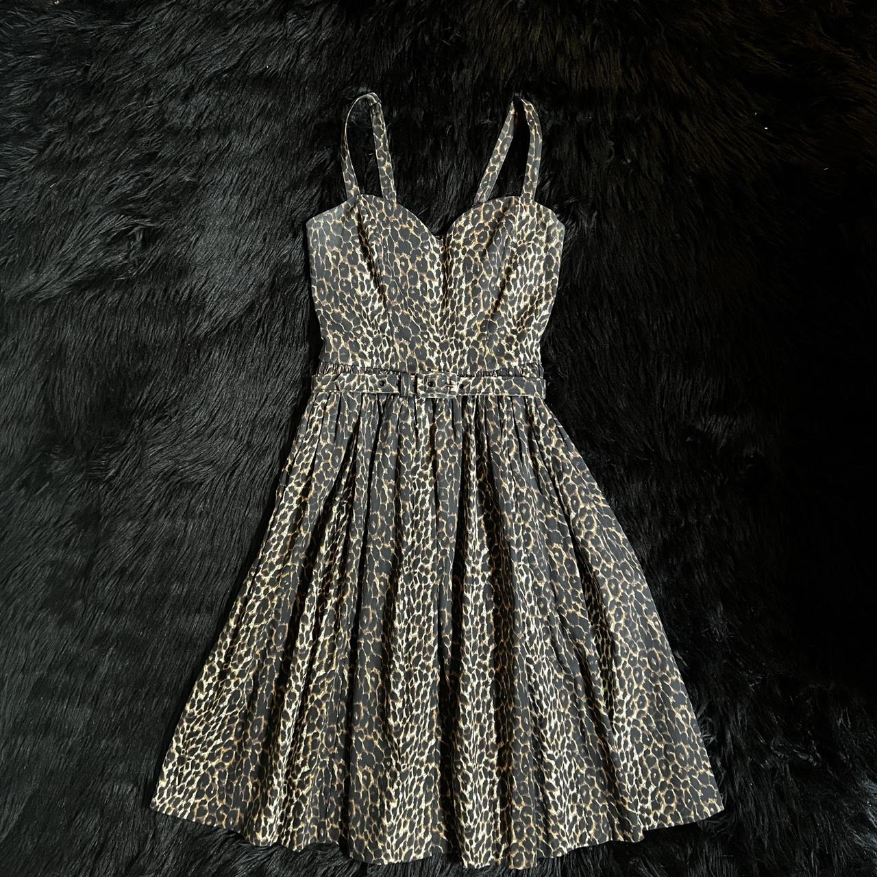 Leopard Sweetheart Swing Dress, 🏷️ Brand: Vixen