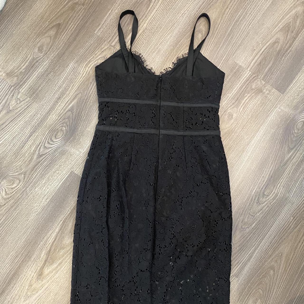 Express black lace sales dress