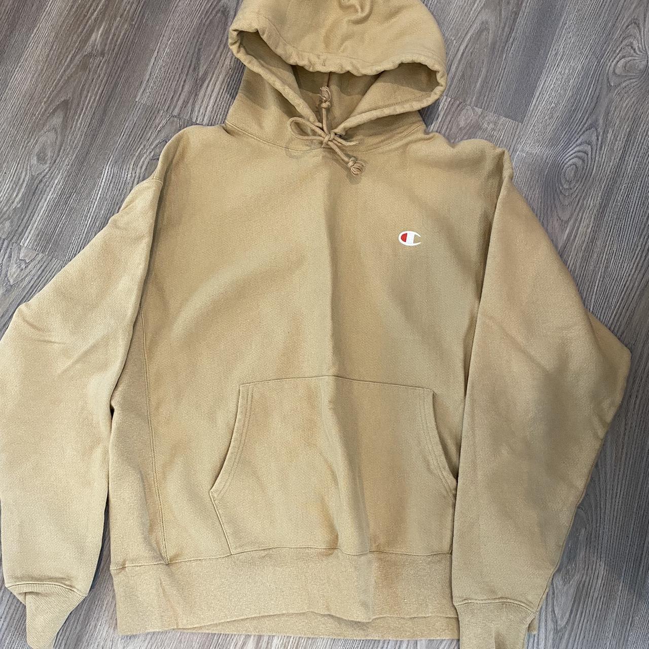 Tan champion 2025 hoodie womens