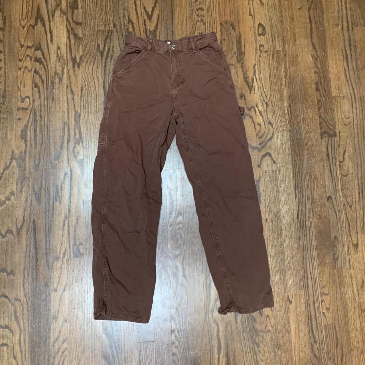 Brown garage cargo pants - Depop