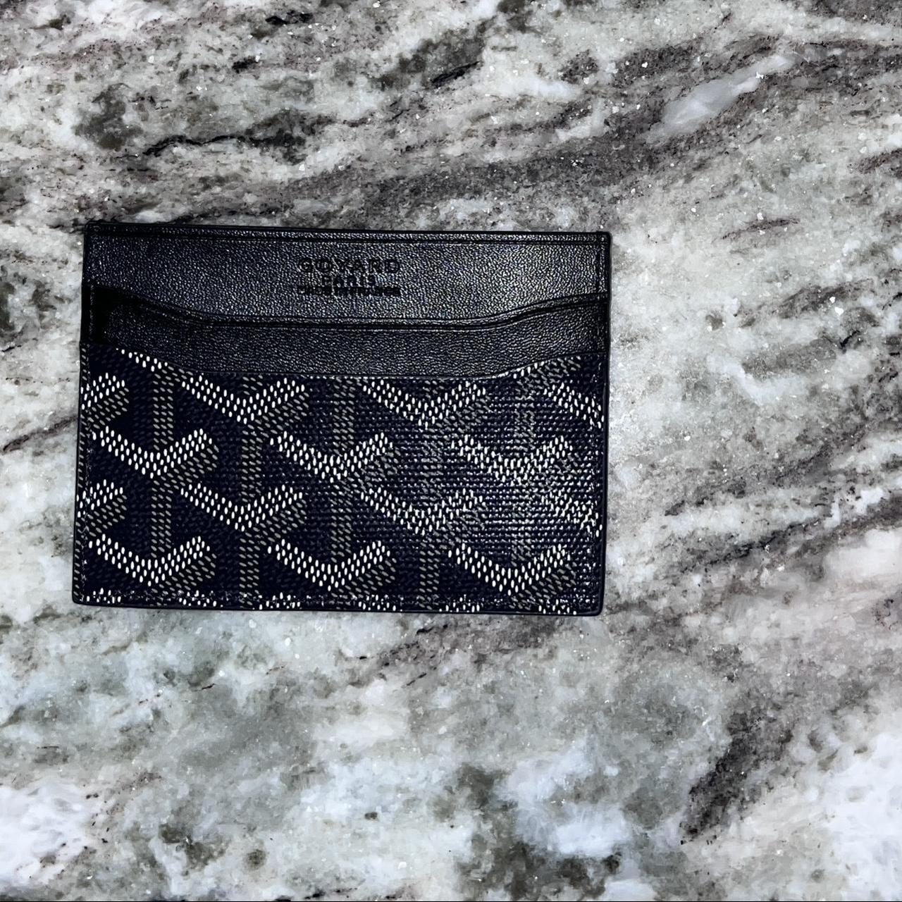 Goyard Men's Black and White Wallet-purses | Depop