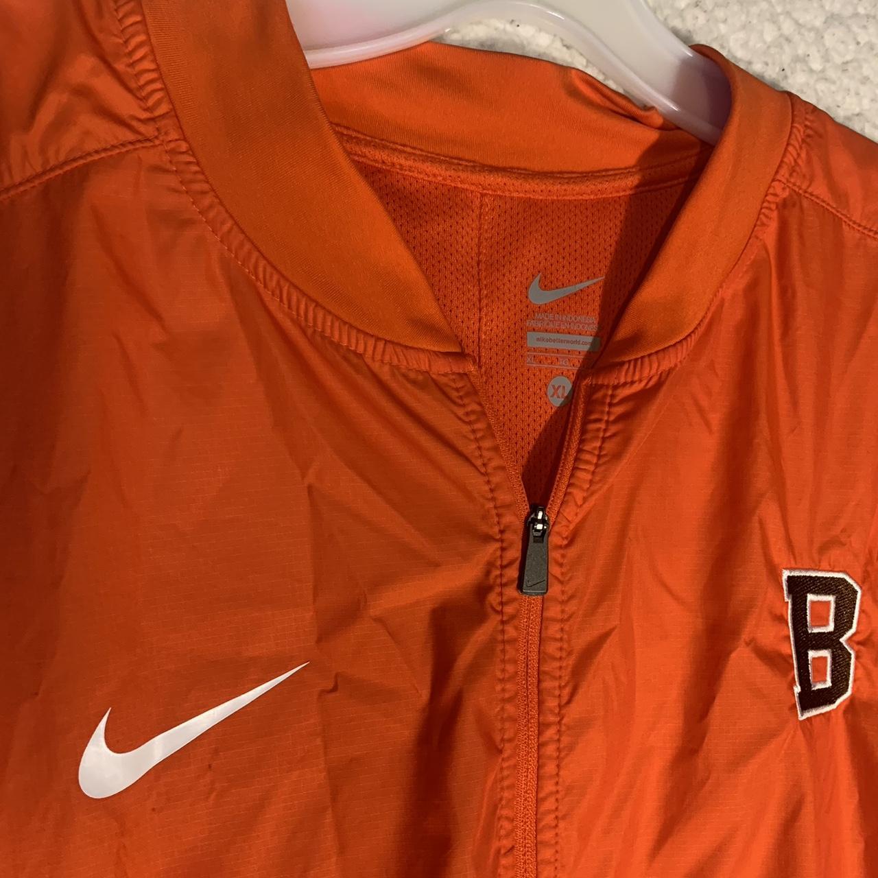 Like new Cleveland Browns Nike/NFL zip up jacket. - Depop