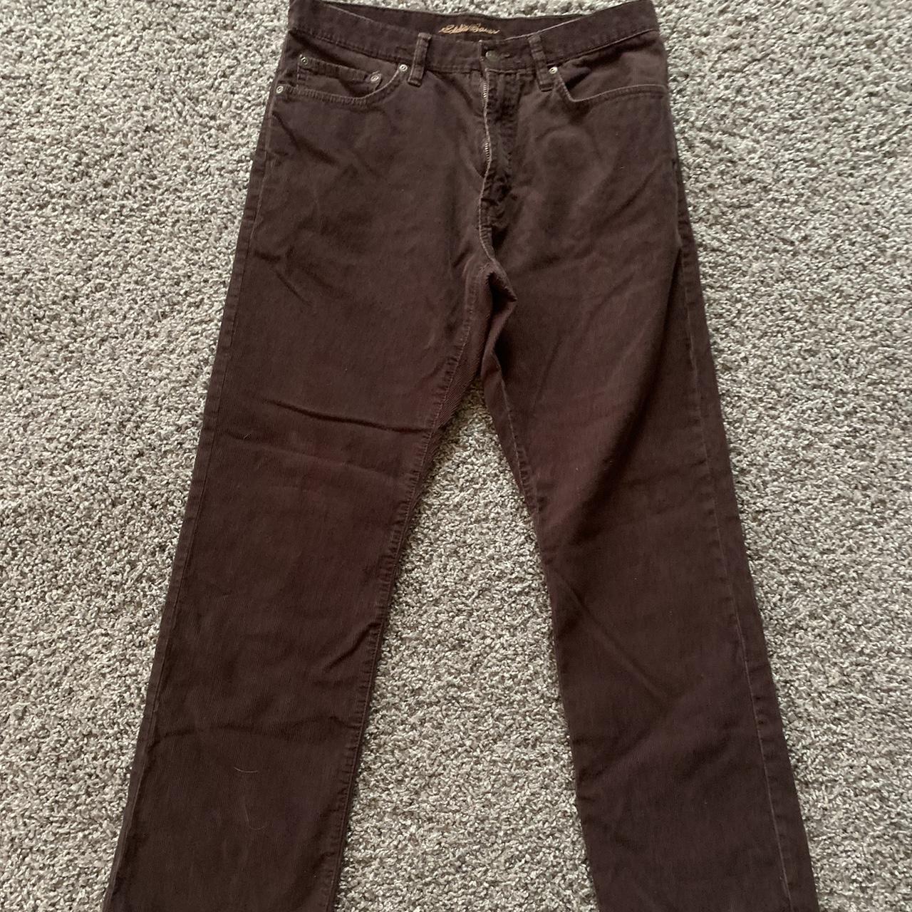 Eddie Bauer Men's Brown Trousers | Depop