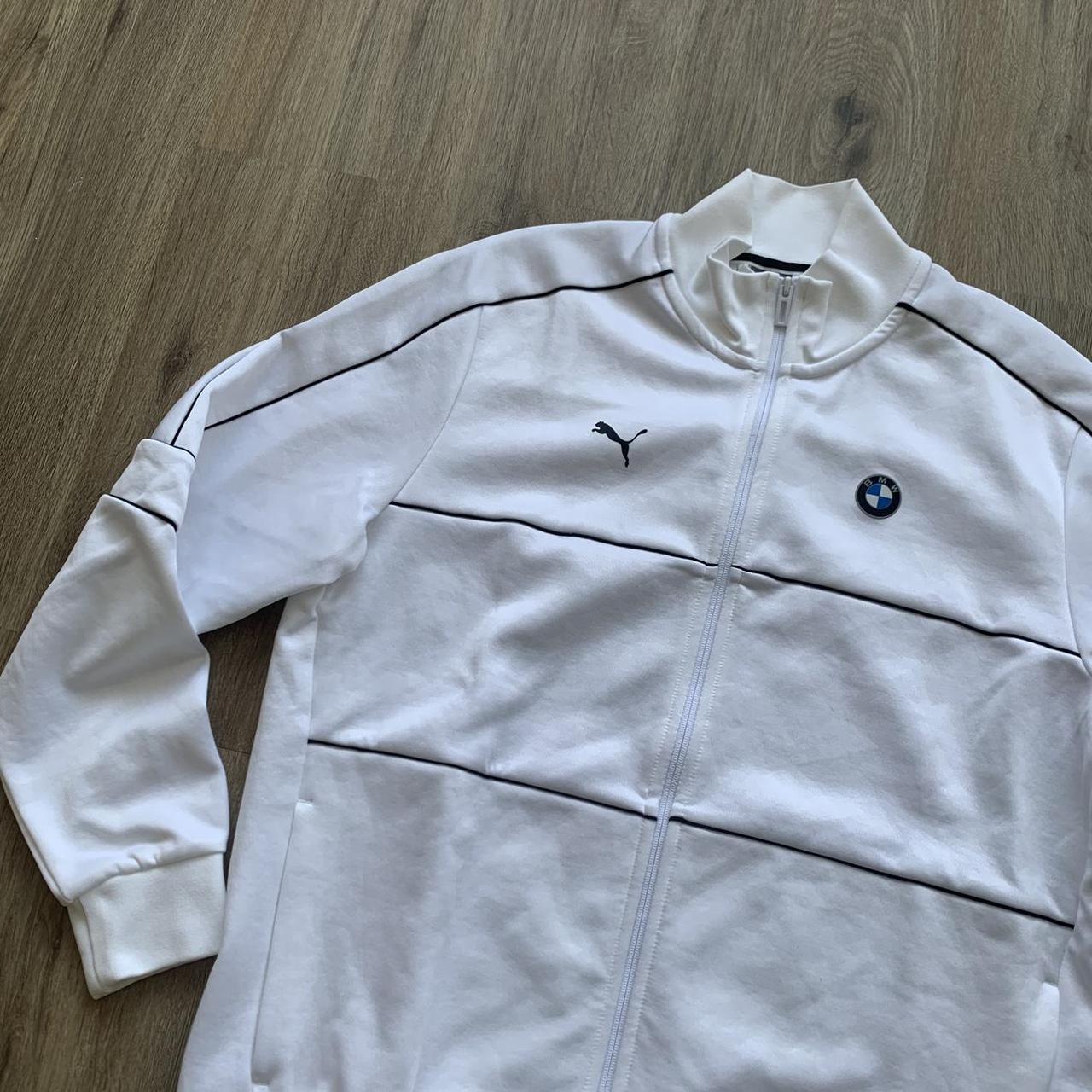 Puma X BMW motorsport zip up retro jacket tagged... - Depop