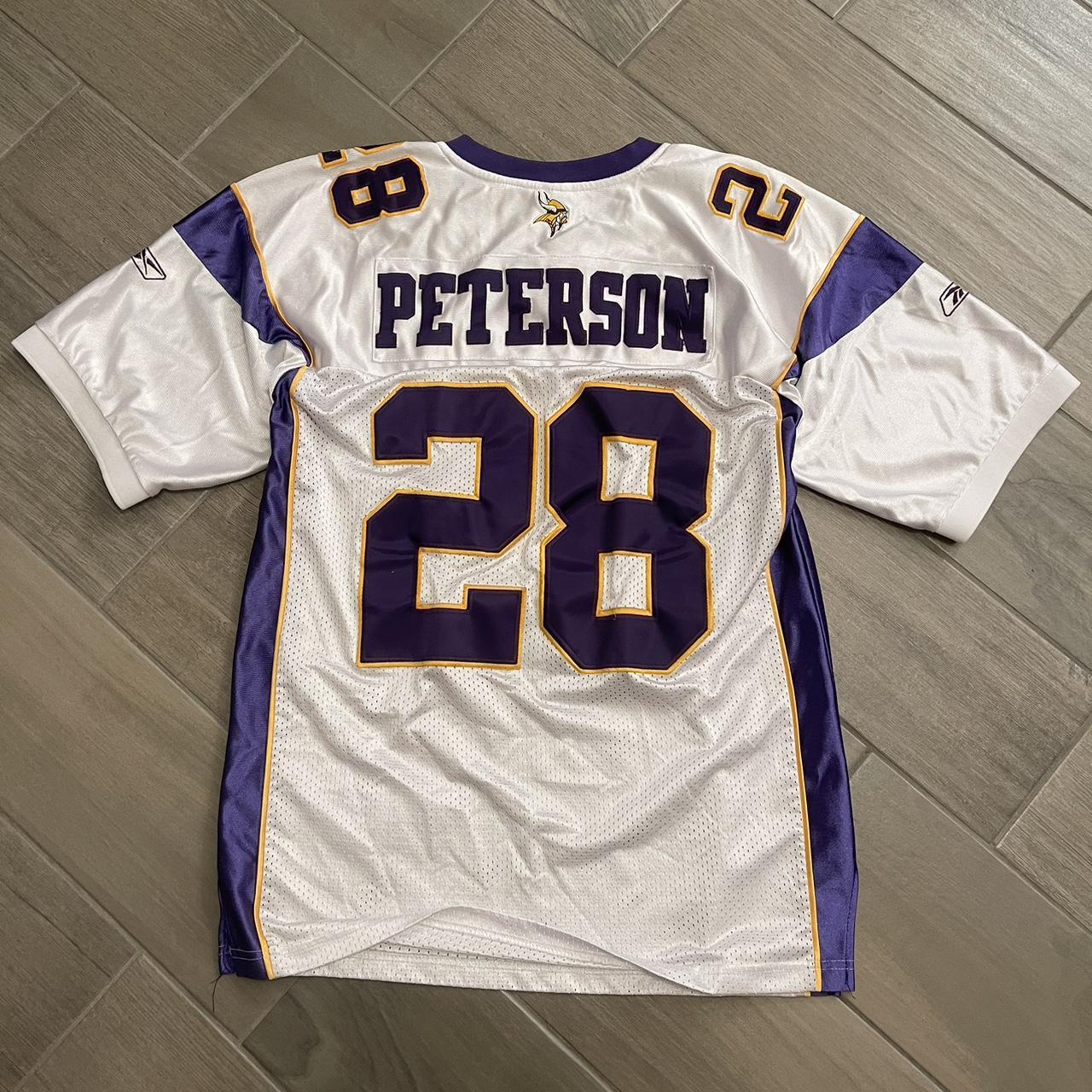 Reebok Authentic NFL Jersey MINNESOTA Vikings Adrian Peterson Purple SZ XL