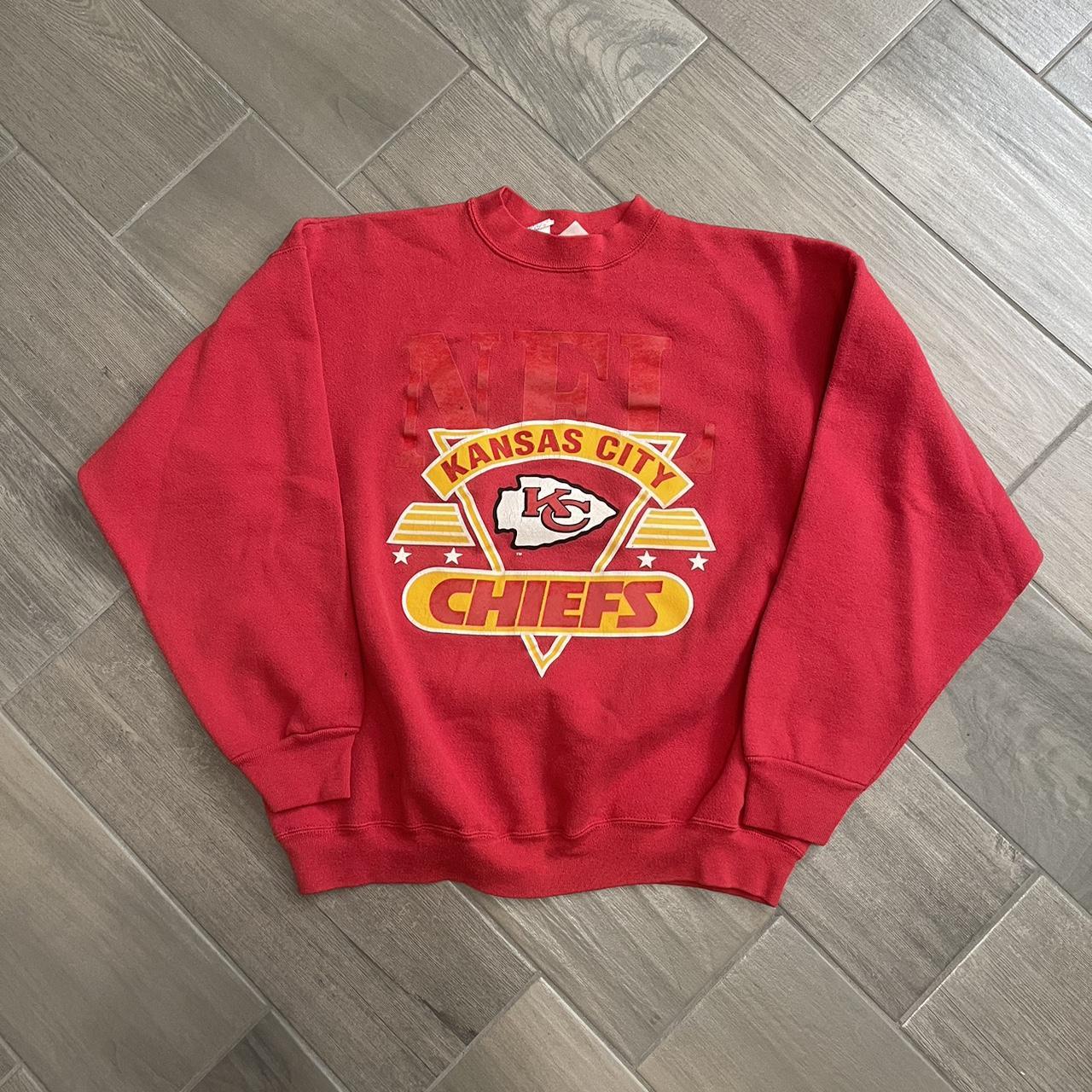 Vintage 90s Kansas City Chiefs Sweatshirt Crewneck NFL Football Men's Size  XL