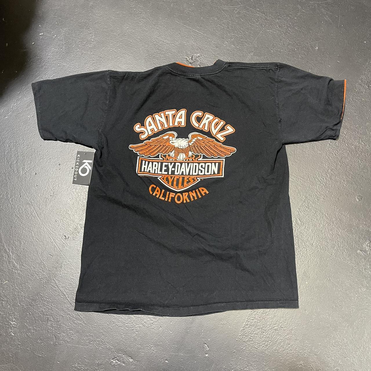 Vintage 90s Harley Davidson Biker Santa Cruz Depop