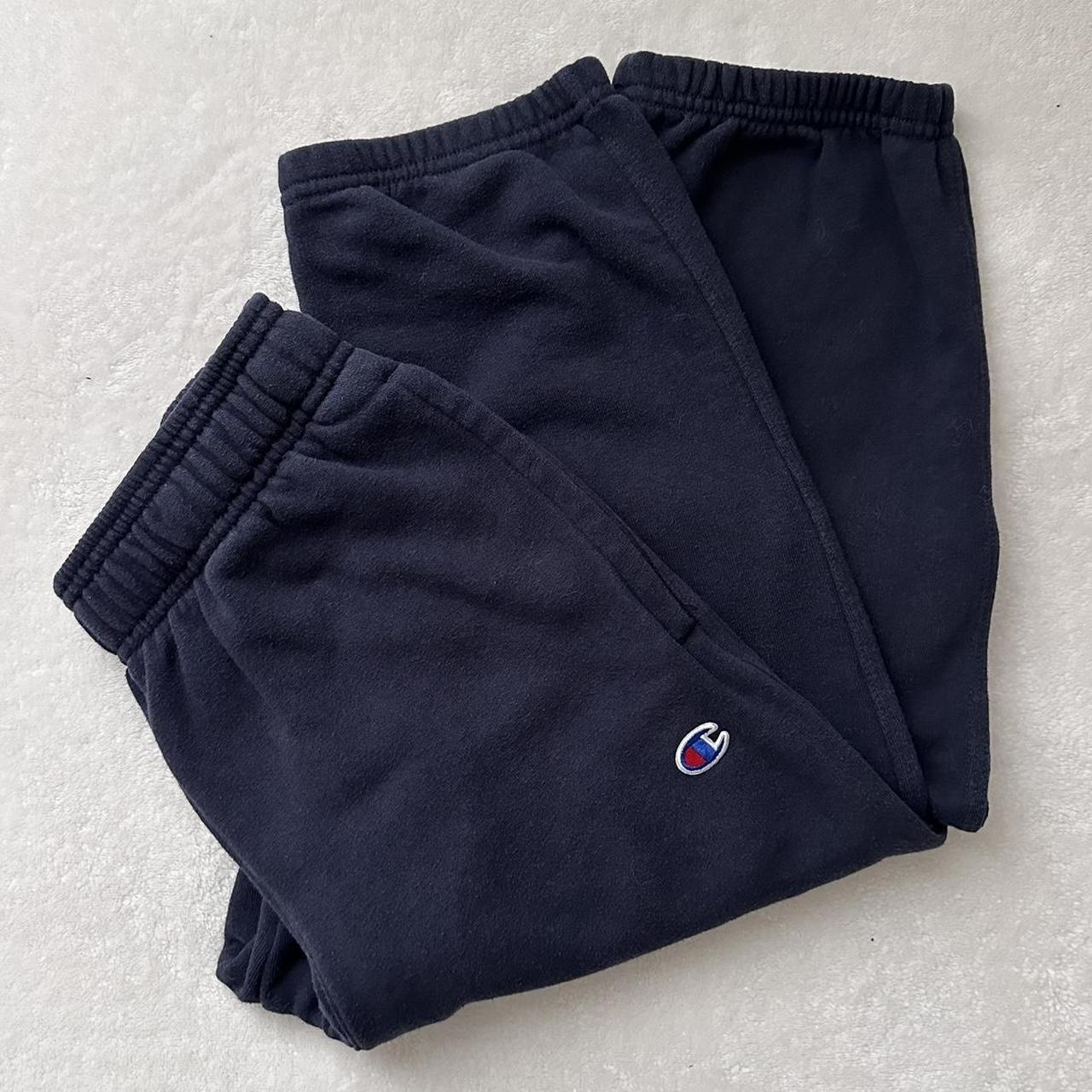 Women's Blue and Navy Joggers-tracksuits | Depop