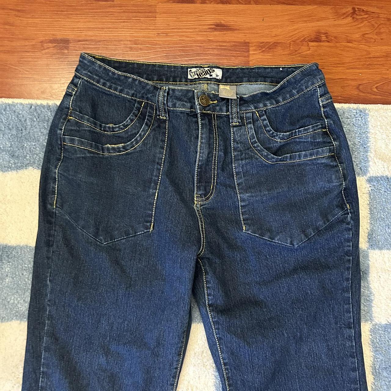Y2K low rise! The brand is crest jeans, size 17/18.... - Depop