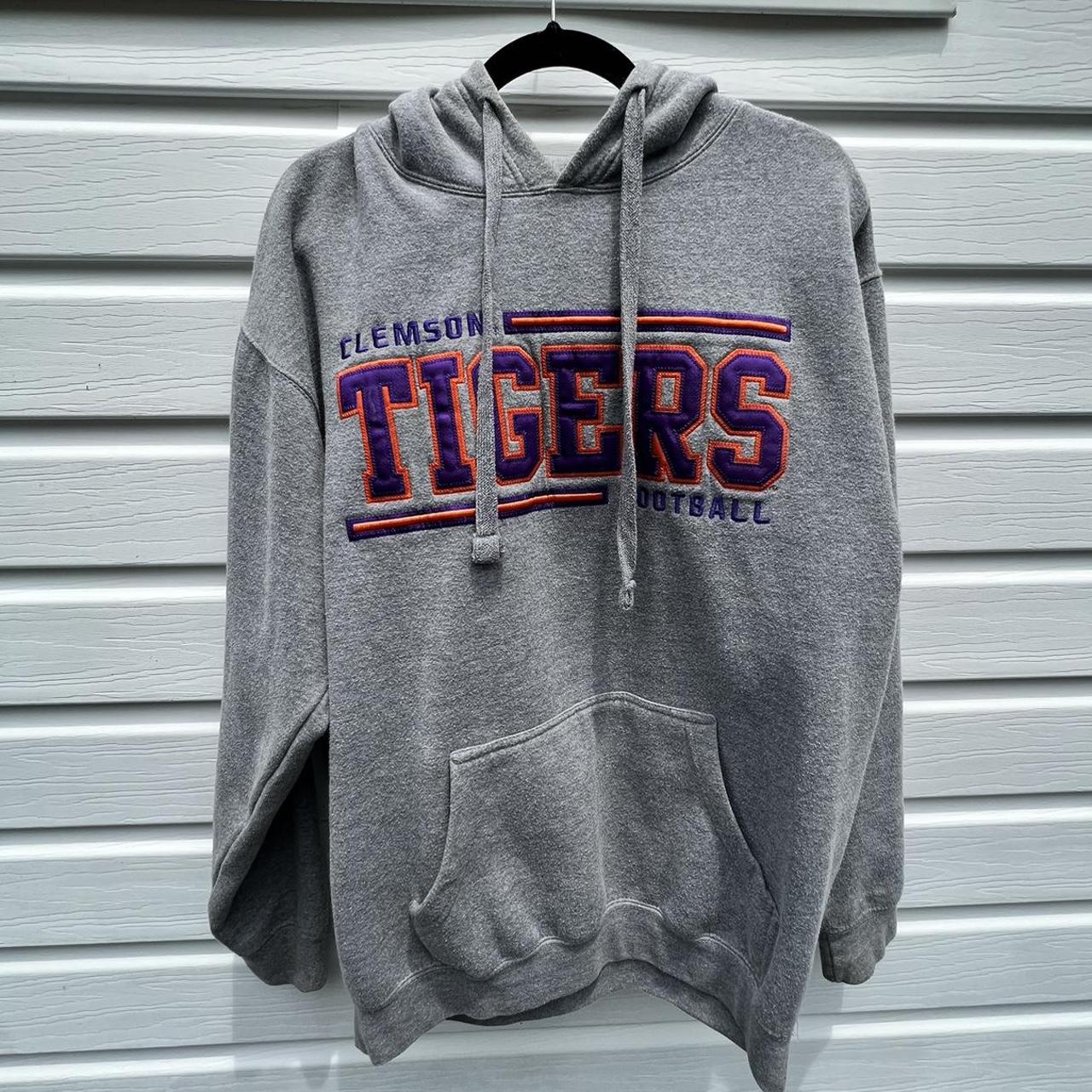 Clemson grey online hoodie