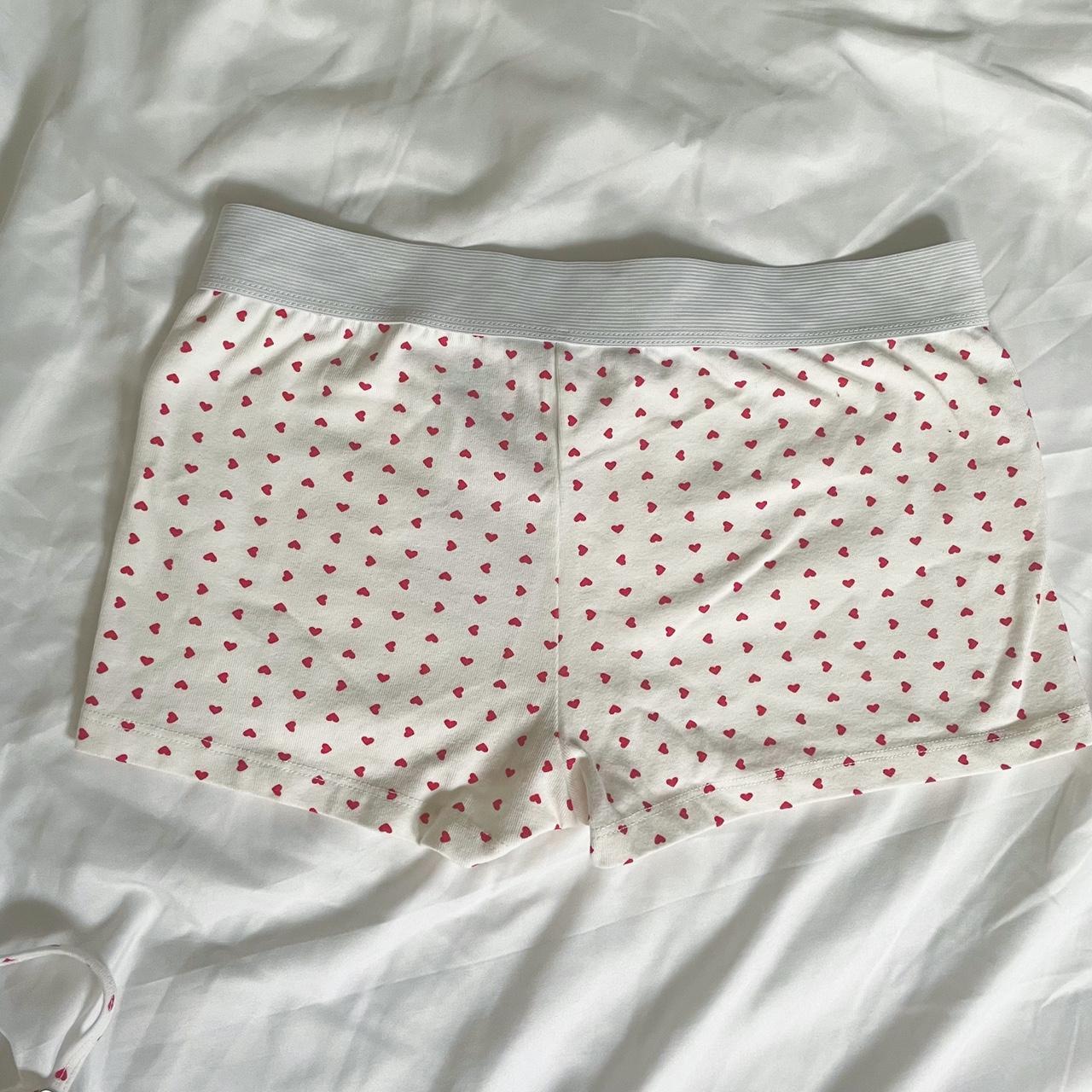 Brandy Melville Heart Boxers White - $25 New With Tags - From Denise