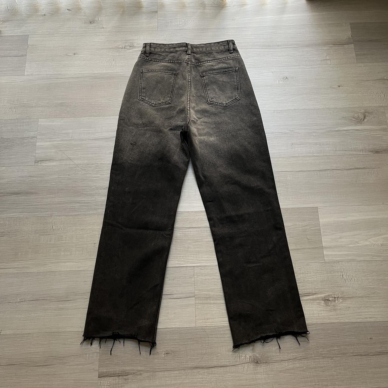 Stylenanda Women's Grey and Black Jeans (3)